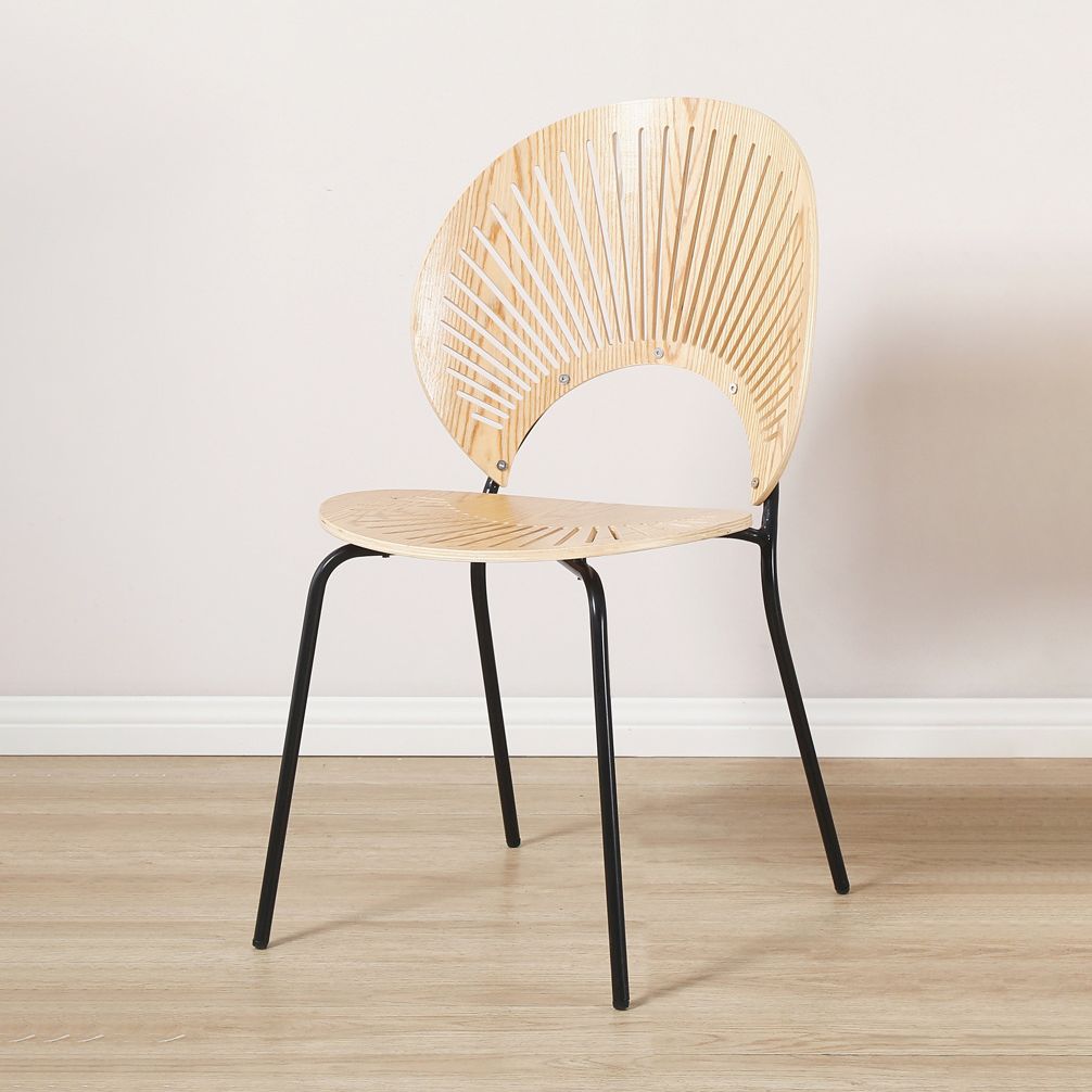 Contemporary Style Metal Chairs Open Back Dining Side Chair (Set of 4) Clearhalo ' kitchen&dining_furn' 'Dining Chairs' 'Dining Tables & Seating' 'dining_chair' 'furn' 'furn_dining_chair' 'Furniture' 'furniture_dining_chair' 'Kitchen & Dining Furniture' 'kitchen' 1200x1200_56516ca4-dd63-4e49-8e42-b50d1e791a8b