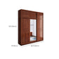 Armoire de style contemporain Armoire en bois massif placard de garde-robe avec portes et tiroir