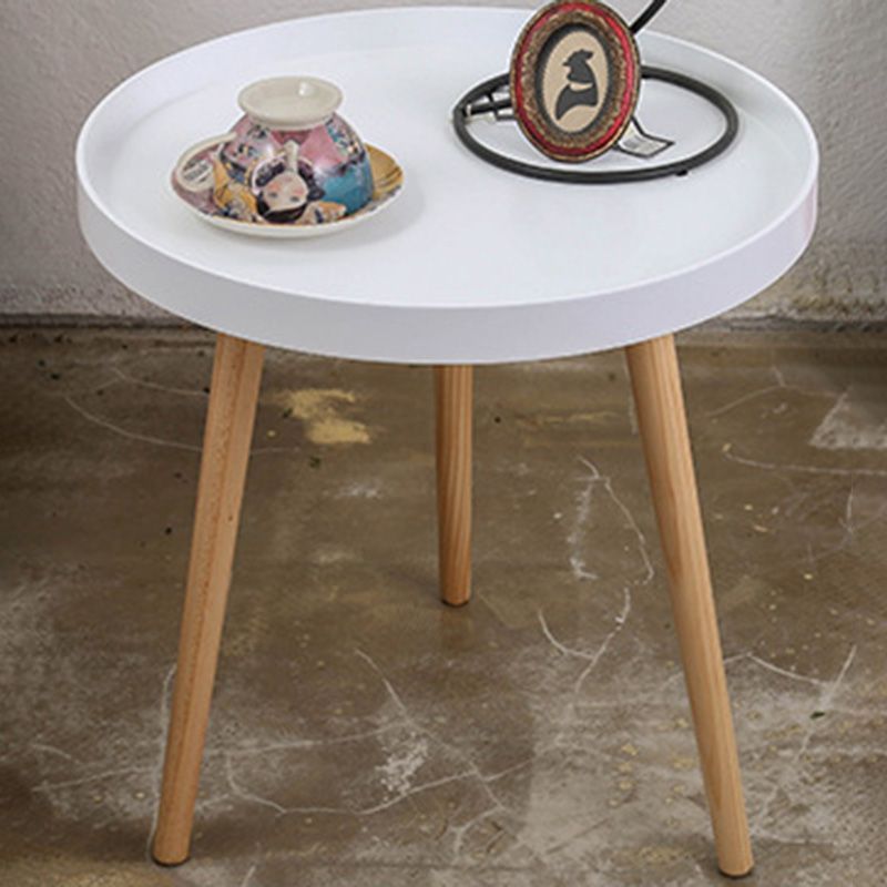19.69 inch Wide Scandinavian Sofa Side Accent Table Wooden 3 Legs Round Side End Table Clearhalo 'Coffee & Accent Tables' 'End & Side Tables' 'end_side_tables' 'furn' 'furn_end_side_tables' 'Furniture' 'Living Room Furniture' 1200x1200_5656c3a3-13ae-4115-a3be-eadcc71c5335