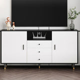 Cabinet télévisé en bois Modern Minimalist Home Open TV Stand Console