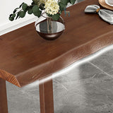 Wood Bar Dining Table Modern Bar Table with Sled Base for Milk Tea Shop Clearhalo 'Bar Furniture' 'Bar Tables' 'bar_tables' 'furn' 'furn_bar_tables' 'Furniture' 'furniture_bar_tables' 'Kitchen & Dining Furniture' 1200x1200_56583057-9fab-434b-9b38-8ec11c00bad9