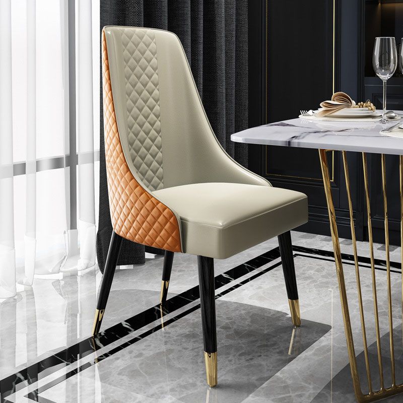 Contemporary Dining Chair Wooden Armless Side Parsons Chair for Kitchen Clearhalo ' kitchen&dining_furn' 'Dining Chairs' 'Dining Tables & Seating' 'dining_chair' 'furn' 'furn_dining_chair' 'Furniture' 'furniture_dining_chair' 'Kitchen & Dining Furniture' 'kitchen' 1200x1200_565ab4c2-90e2-4431-9cdb-51fcbb8907fc