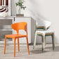 Minimalist Plastic Dining Armless Chair Colorful Wingback Side Chair Clearhalo 'Dining Chairs' 'Dining Tables & Seating' 'dining_chair' 'furn' 'furn_dining_chair' 'Furniture' 'furniture_dining_chair' 'Kitchen & Dining Furniture' 1200x1200_565c6119-64f0-483e-bb17-93884adef030