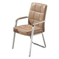 Modern Fixed Arms Leather Chair No Wheels Mid-Back Office Chair Clearhalo 'furn' 'furn_office_chair' 'Furniture' 'Office Chairs' 'Office Furniture' 'office_chair' 1200x1200_5660af0d-6c88-40c7-9d1d-bf0eac880887