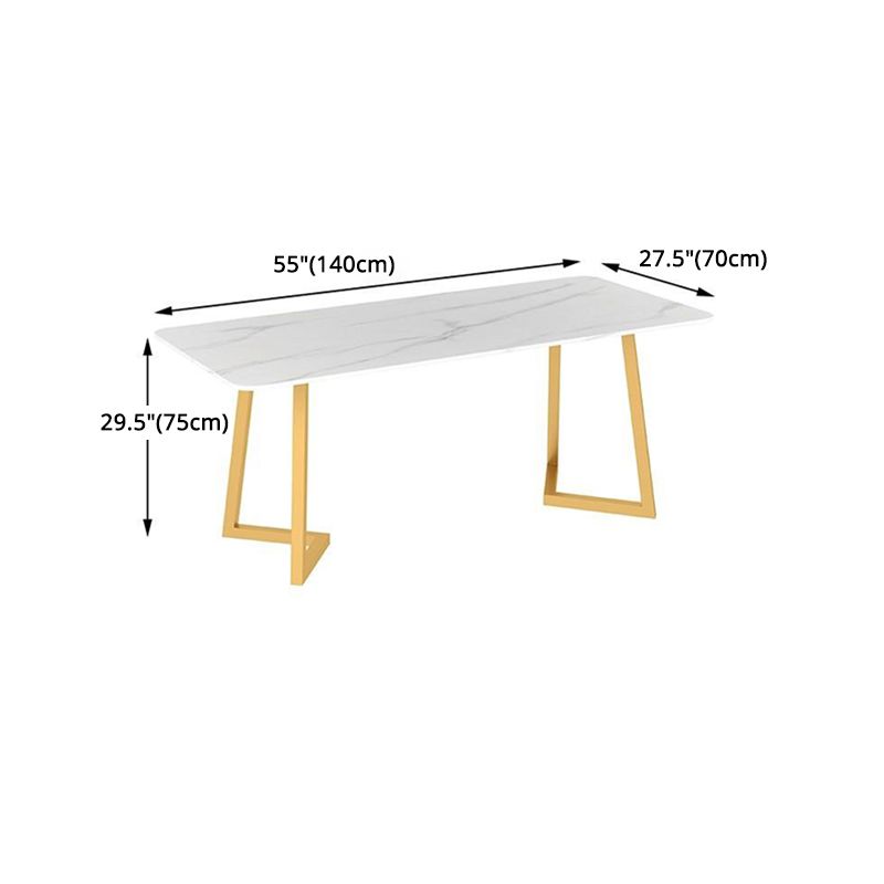 1/2/5/7 Pcs Metal Glam Style Dining Room Set with Rectangle Table Dinette Set Clearhalo 'Dining Room Sets' 'Dining Tables & Seating' 'dining_room_set' 'furn' 'furn_dining_room_set' 'Furniture' 'furniture_dining_room_set' 'Kitchen & Dining Furniture' 'kitchen&dining_furn' 'kitchen' 1200x1200_56632a41-47d7-467d-9af3-045f4a058586