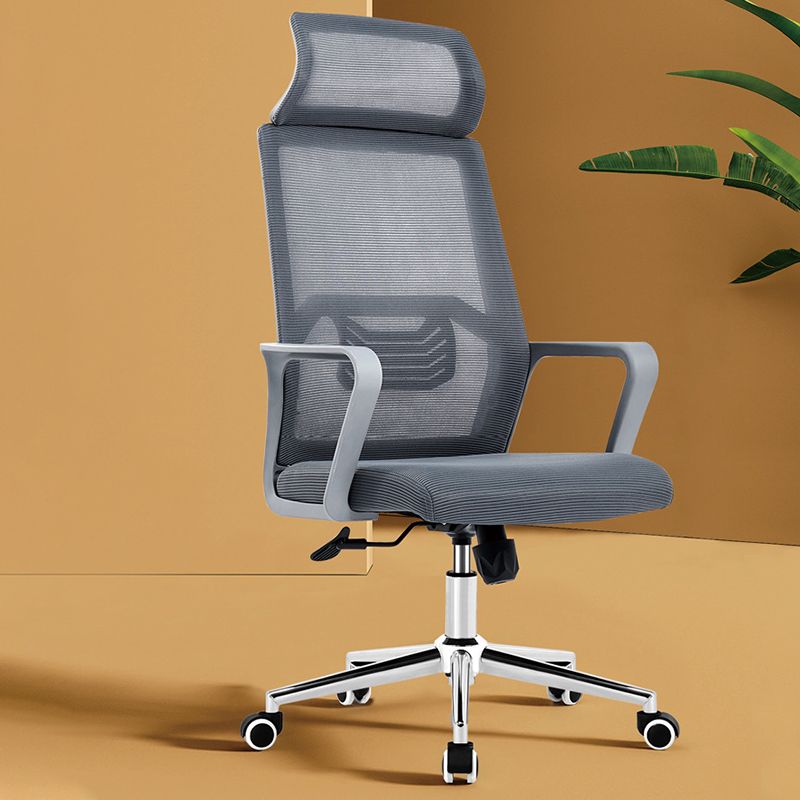 Fixed Arms Office Chair No Distressing Ergonomic Chair with Wheels Clearhalo 'furn' 'furn_office_chair' 'Furniture' 'Office Chairs' 'Office Furniture' 'office_chair' 1200x1200_5663614a-dd09-422f-98d7-0232228529c0