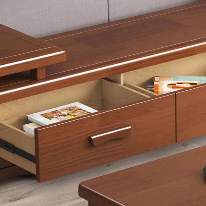 Traditionelle TV -Medien stehen mit Schubladen Gummi -TV -Stand -Standkonsole