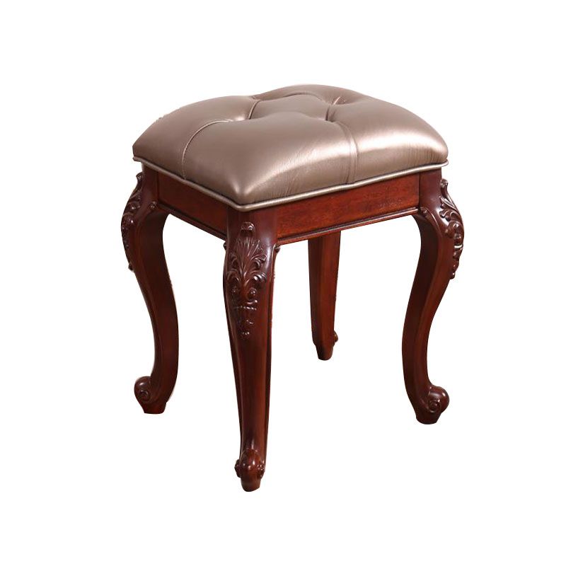 Mid-Century Modern Ottoman Faux Leather Upholstered Tufted Rectangle Ottoman Clearhalo 'furn' 'furn_ottomans_poufs' 'Furniture' 'Living Room Furniture' 'Ottomans & Poufs' 'ottomans_poufs' 1200x1200_56650c25-ff58-4fb4-8a91-7d4e0c540c90