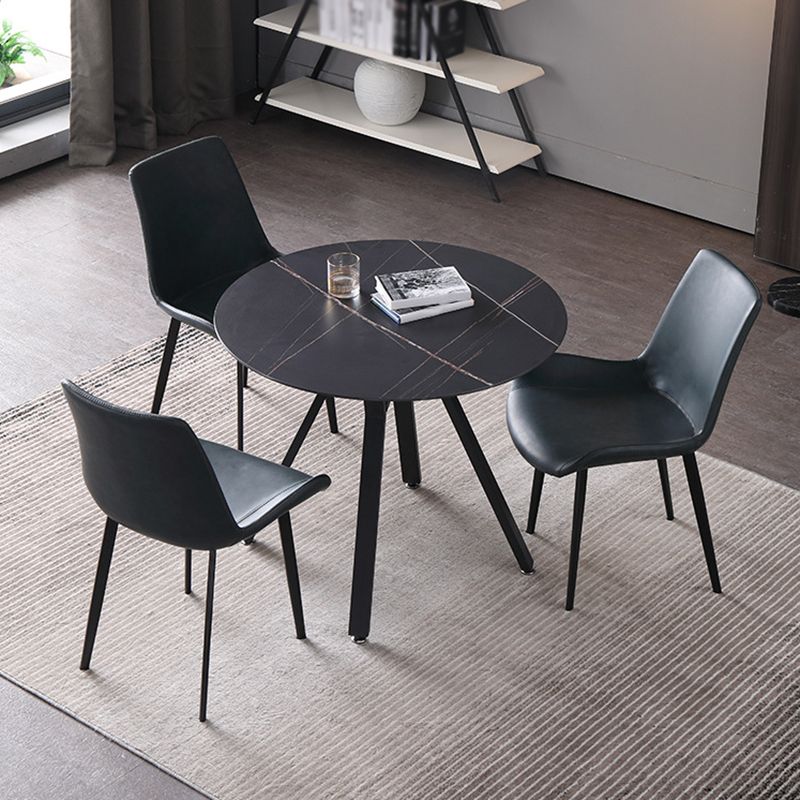 Modern 1/2/3/4/5 Pieces Dining Set Sintered Stone Dining Table for Home Use Clearhalo 'Dining Room Sets' 'Dining Tables & Seating' 'dining_room_set' 'furn' 'furn_dining_room_set' 'Furniture' 'furniture_dining_room_set' 'Kitchen & Dining Furniture' 'kitchen&dining_furn' 'kitchen' 1200x1200_5668c73e-a8c0-4eda-9d37-5fae75fe79f6