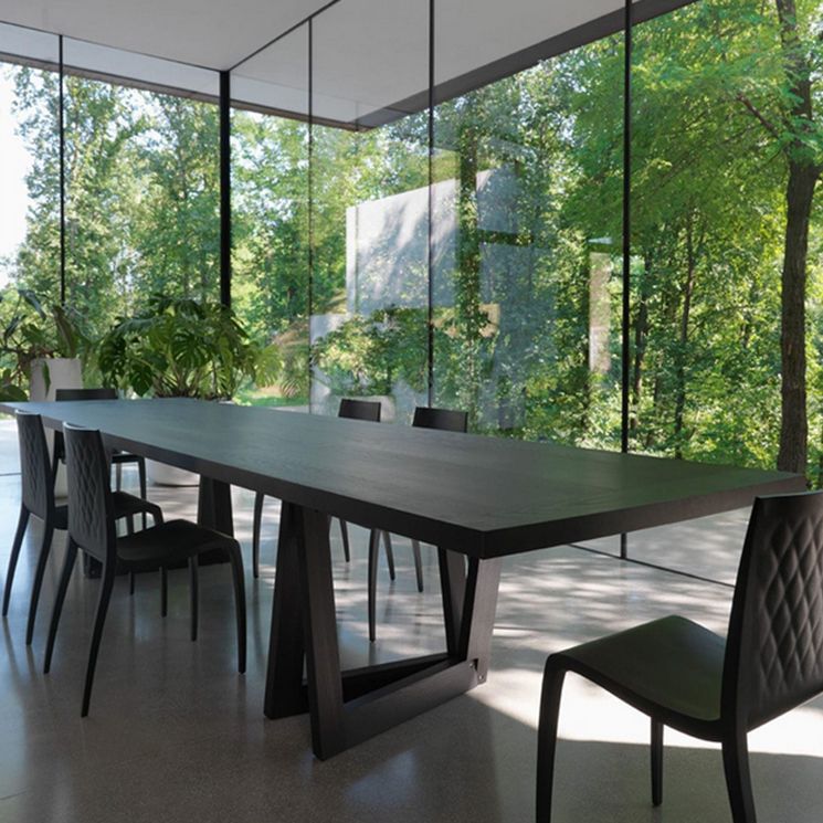 Rectangle Pine Wood Dining Table Industrial Black Table with Double Pedestal Clearhalo ' dining_table' 'Dining Tables & Seating' 'Dining Tables' 'furn' 'furn_dining_table' 'Furniture' 'furniture_dining_table' 'Kitchen & Dining Furniture' 'kitchen&dining_furn' 'kitchen' 'kitchen_dining_table' 1200x1200_566a2d7c-c8e8-42db-9ed3-6725d3c3c066