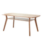 Storage Oak Wood Dining Table in Nature Rectangle Kitchen Table with 4 Legs Clearhalo ' dining_table' 'Dining Tables & Seating' 'Dining Tables' 'furn' 'furn_dining_table' 'Furniture' 'furniture_dining_table' 'Kitchen & Dining Furniture' 'kitchen&dining_furn' 'kitchen' 'kitchen_dining_table' 1200x1200_566af23a-bcaa-426d-86f6-eb089b0885c4