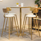 Artificial Marble Bar Table Glam Style Gold Base Bistro Table for Coffee Shop Clearhalo 'Bar Furniture' 'Bar Tables' 'bar_tables' 'Furniture' 'furniture_bar_tables' 'Kitchen & Dining Furniture' 1200x1200_566d39c8-eaa9-4256-ae70-8e3dd03e6eaf