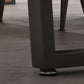 Industrial Style Solid Wood Dining Table Brown Rectangle Table with Sled Base for Dinning Room Clearhalo ' dining_table' 'Dining Tables & Seating' 'Dining Tables' 'furn' 'furn_dining_table' 'Furniture' 'furniture_dining_table' 'Kitchen & Dining Furniture' 'kitchen&dining_furn' 'kitchen' 'kitchen_dining_table' 1200x1200_566fd961-2bc4-4f7f-a16b-e707f787c067