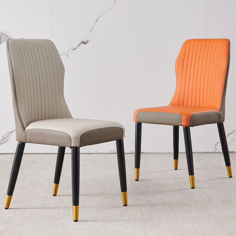 Glam Solid Wood Kitchen and Dining Room Chair Wingback Parsons Chair Clearhalo 'Dining Chairs' 'Dining Tables & Seating' 'dining_chair' 'furn' 'furn_dining_chair' 'Furniture' 'furniture_dining_chair' 'Kitchen & Dining Furniture' 1200x1200_5674296e-9f9e-423e-9960-7389589bfbda