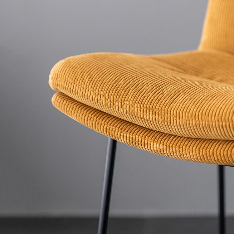 Scandinavian Armless Beauty Salon Stool Matte Finish Upholstered Bar Stools Clearhalo 'Bar Furniture' 'Bar Stools' 'bar_stools' 'furn' 'furn_bar_stools' 'Furniture' 'furniture_bar_stools' 'Kitchen & Dining Furniture' 1200x1200_56744c23-11b5-4e79-94a3-24e98940a6fc