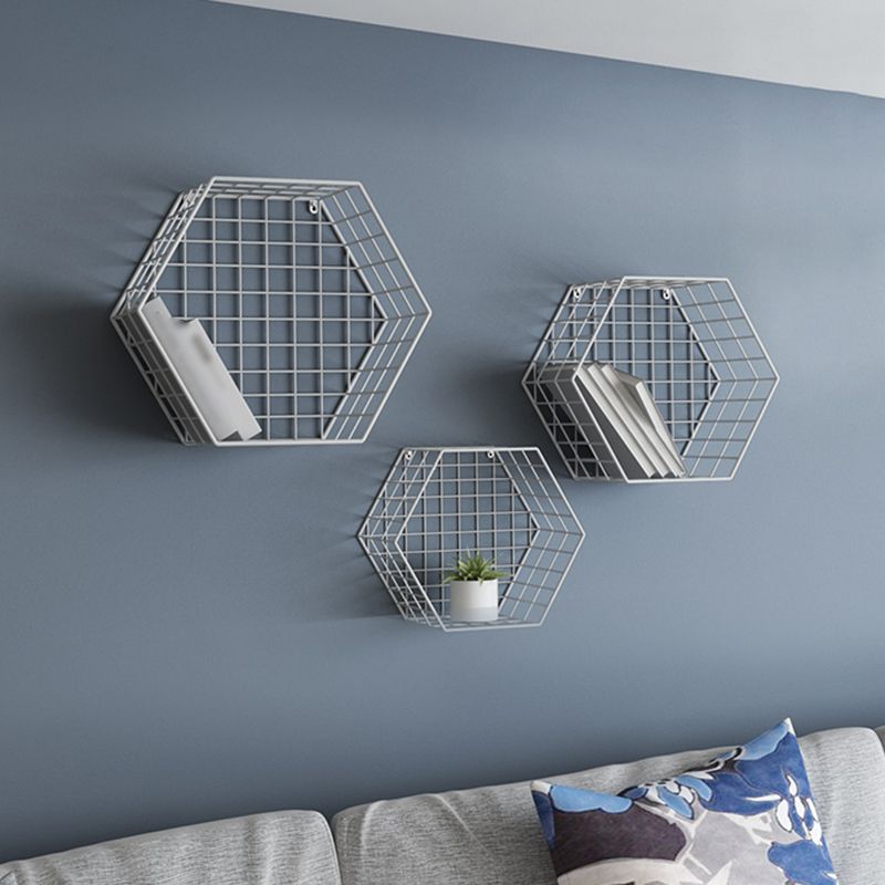 Modern Floating Bookcase Metal Closed Back Wall Mounted Bookshelf Clearhalo 'Bookcases' 'furn' 'furn_bookcases' 'Furniture' 'furniture_bookcases' 'kitchen' 'kitchen_bookcases' 'Living Room Furniture' 'Office Furniture' 1200x1200_56764e10-2536-43b7-99a9-535126d71e60