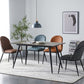Nordic Style Kitchen Leather Dining Chair Armless Dining Chairs with Metal Legs Clearhalo ' kitchen&dining_furn' 'Dining Chairs' 'Dining Tables & Seating' 'dining_chair' 'furn' 'furn_dining_chair' 'Furniture' 'furniture_dining_chair' 'Kitchen & Dining Furniture' 'kitchen' 1200x1200_56771a9e-3467-4b42-a431-650c17fb5f1f