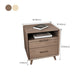 2 Drawers Night Table 1 Shelf Solid Wood Nightstand With Legs ,20.9" Tall Clearhalo 'Bedroom Furniture' 'furn' 'furn_night_stand' 'Furniture' 'night_stand' 'Nightstands' 1200x1200_56793caa-bb5f-4ee9-807b-45453f172c94