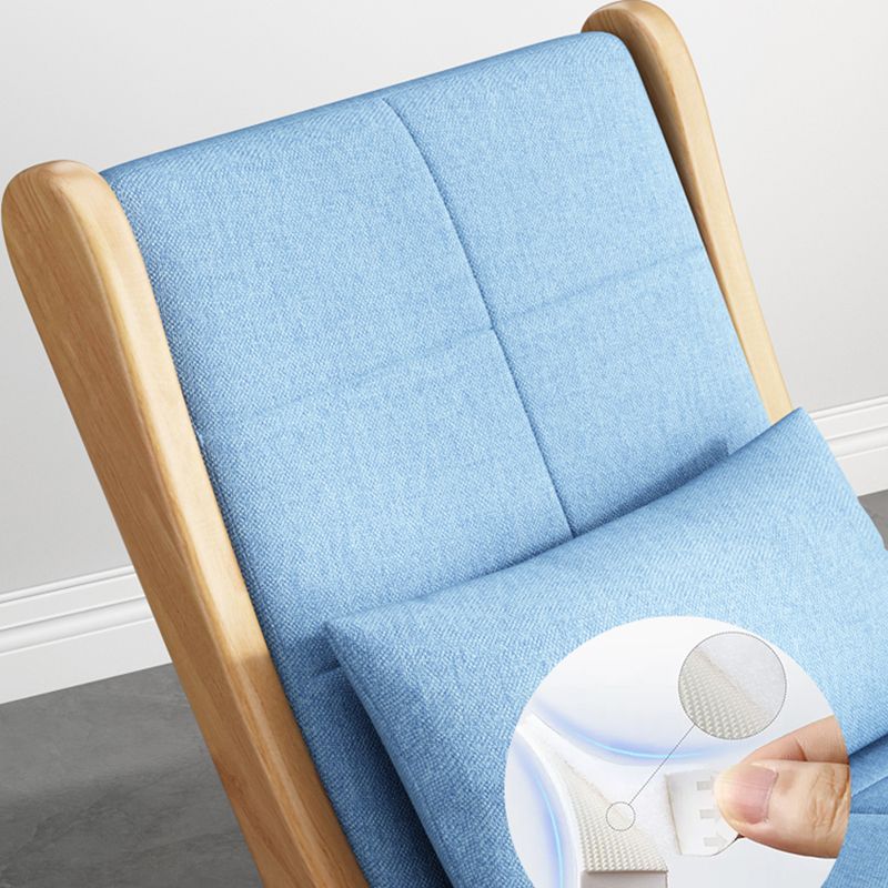 Silla mecedora de cojines removible moderna con almohada con almohada