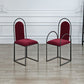 Glam Metal Dining Room Chairs Upholstered Side Armchair for Home Use Clearhalo ' kitchen&dining_furn' 'Dining Chairs' 'Dining Tables & Seating' 'dining_chair' 'furn' 'furn_dining_chair' 'Furniture' 'furniture_dining_chair' 'Kitchen & Dining Furniture' 'kitchen' 1200x1200_567be1c2-e098-471b-9a45-f8fbf31c6a2a