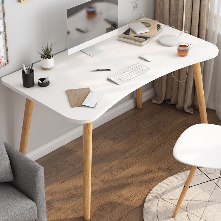 Modern Freeform Home Writing Desk Dormitory Artificial Wood Office Desk Clearhalo 'Furniture' 'furniture_office_desk' 'Office Desks' 'Office Furniture' 'office_desk' 1200x1200_567c8b57-2405-4b83-837f-d8ab50541319