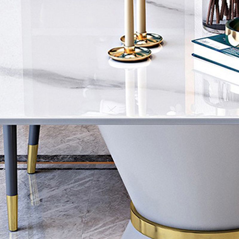 Sintered Stone Top Room Table Pedestal Dining Table for Kitchen Clearhalo 'Dining Tables & Seating' 'Dining Tables' 'dining_table' 'furn' 'furn_dining_table' 'Furniture' 'Kitchen & Dining Furniture' 1200x1200_567e845b-0da3-4a68-bcf0-59b307c1607b