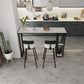 White Marble Kitchen Counter-height Pub Table Rectangle Bar Dining Table Clearhalo 'Bar Furniture' 'Bar Tables' 'bar_tables' 'furn' 'furn_bar_tables' 'Furniture' 'furniture_bar_tables' 'Kitchen & Dining Furniture' 'kitchen&dining_furn' 'kitchen' 1200x1200_567ec470-ccc9-4f1f-8969-822789f6d08e