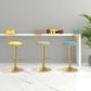 Glam Iron Adjustable Swivel Barstool Low Back Indoor Tall Stool with Upholstered Seat Clearhalo 'Bar Furniture' 'Bar Stools' 'bar_stools' 'furn' 'furn_bar_stools' 'Furniture' 'furniture_bar_stools' 'Kitchen & Dining Furniture' 1200x1200_567f572a-1f7d-4e03-9814-e097f60350fd