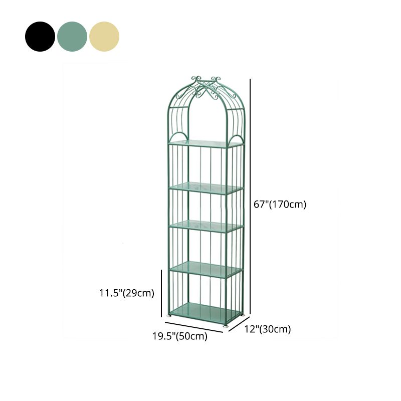 Iron Scandinavian Etagere Bookshelf Vertical Open Bookshelf for Living Room Clearhalo 'Bookcases' 'furn' 'furn_bookcases' 'Furniture' 'furniture_bookcases' 'Office Furniture' 1200x1200_567fe00f-d8b6-4053-9597-5af74ce415e0
