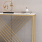 Glam Console Accent Table Rectangle Sofa Console Table in Marble Clearhalo 'Console Tables' 'console_tables' 'Entry & Mudroom Furniture' 'furn' 'furn_console_tables' 'Furniture' 1200x1200_5681880b-4012-4d65-a130-1f94ff88a824