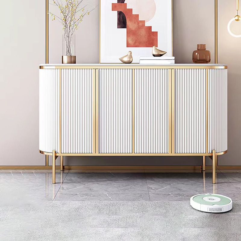 Glam Buffet Sideboard 4-Door Cabinets Dining Buffet for Living Room Clearhalo 'buffet_sideboard' 'Buffets & Sideboards' 'furn' 'furn_buffet_sideboard' 'Furniture' 'Kitchen & Dining Furniture' 1200x1200_5681e85c-2469-44ed-9312-b5eebc2207a5