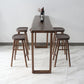 Modern Bar Table Set 1/2/4/5 Pieces Rectangle Bar Table with Wooden High Stools Clearhalo 'Bar Furniture' 'furn' 'furn_home_bar_bar_sets' 'Furniture' 'Home Bars & Bar Sets' 'home_bar_bar_sets' 'Kitchen & Dining Furniture' 1200x1200_5684eb0f-bf61-4c71-9a6f-5569d253d7c5