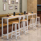 Rectangle Bar Table Set 1/4 Pieces Natural Colour Wood Counter Table Clearhalo 'Bar Furniture' 'furn' 'furn_home_bar_bar_sets' 'Furniture' 'Home Bars & Bar Sets' 'home_bar_bar_sets' 'Kitchen & Dining Furniture' 1200x1200_568d11bc-933b-45a8-9191-c02369571c2d