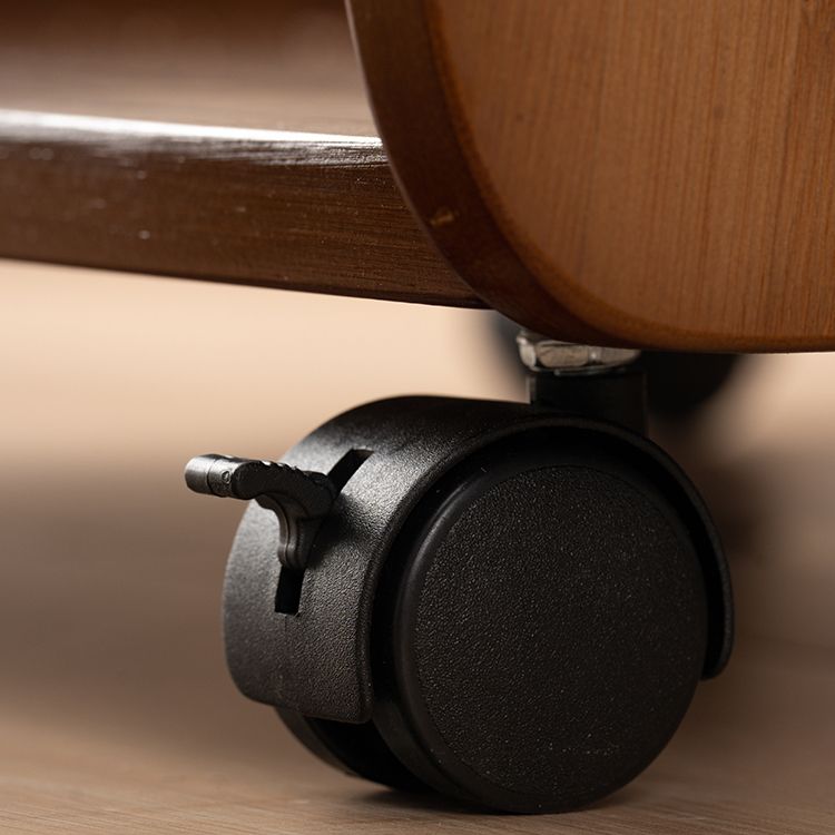 Modern Brown Side Table Rectangular C Table with Shelf for Living Room Clearhalo 'Coffee & Accent Tables' 'End & Side Tables' 'end_side_tables' 'furn' 'furn_end_side_tables' 'Furniture' 'Living Room Furniture' 1200x1200_568d8050-ecc7-4433-81d6-9530d863817e