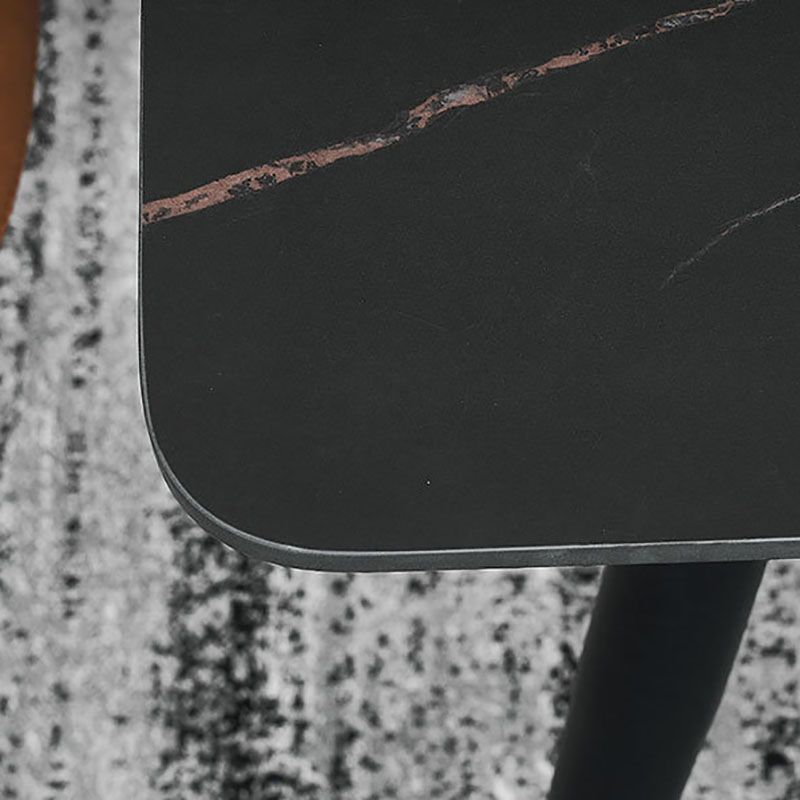 Stone Top Dining Table Industrial Rectangle Table with 4 Legs Clearhalo 'Dining Tables & Seating' 'Dining Tables' 'dining_table' 'furn' 'furn_dining_table' 'Furniture' 'furniture_dining_table' 'Kitchen & Dining Furniture' 'kitchen' 'kitchen_dining_table' 1200x1200_568d83cf-1a04-4491-9aa5-3303d101c806