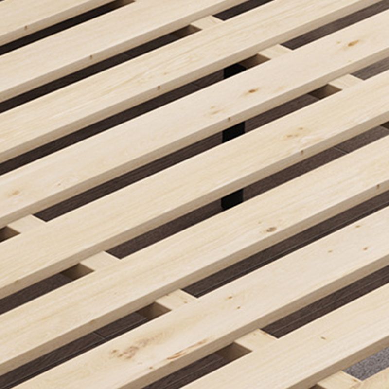 Cadre de lit en bois de pin pour mousse standard victorien avec des jambes en or personnalisées