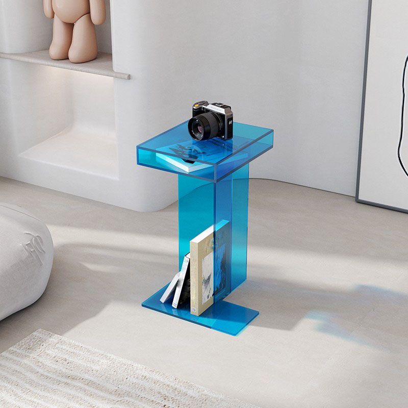 Zeitgenössische offene vertikale Bücherregal Acryl -Bücherregal für das Heimbüro