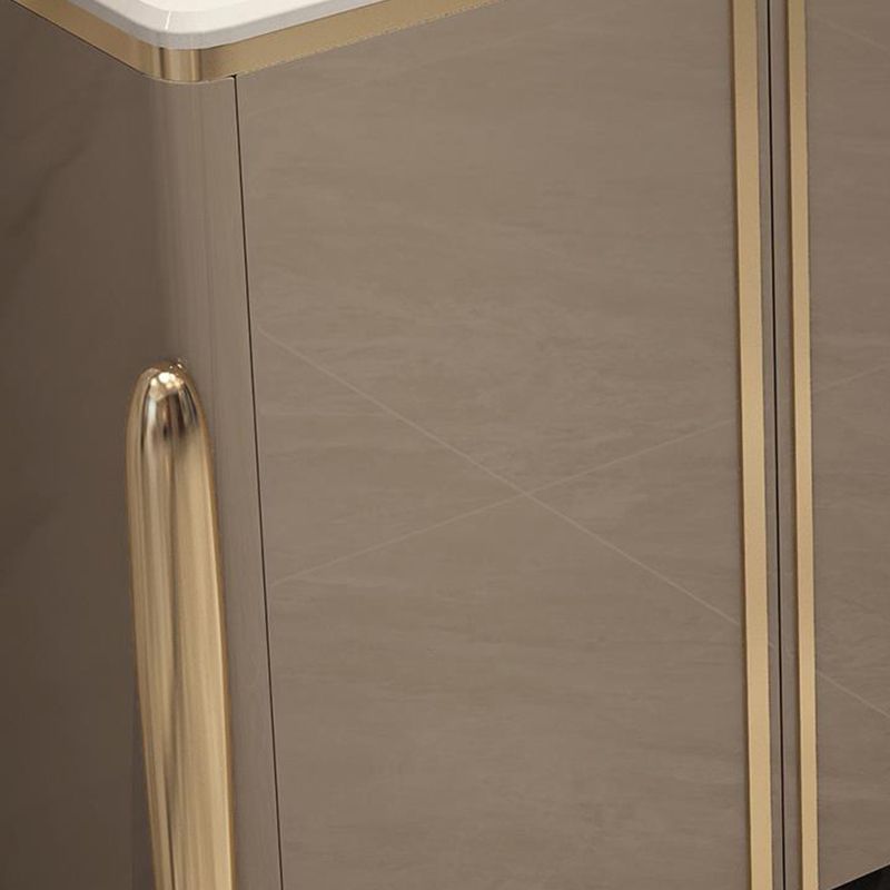 Steinbuffet Sideboard zeitgemäßes Stil -Essbuffet mit Schränken