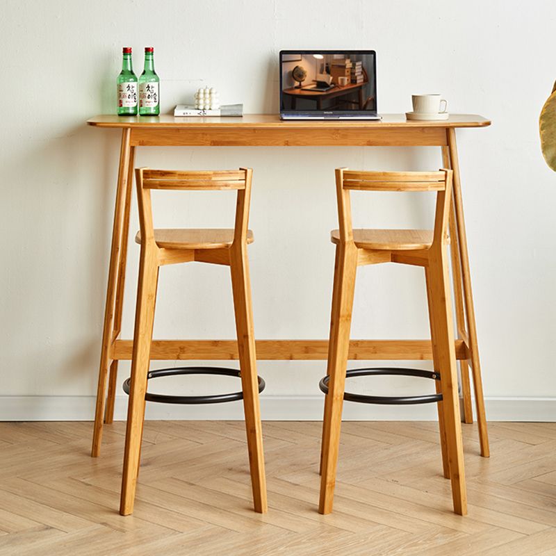 Contatrice in legno moderna rettangolare 1/2/3 pezzi tavolo da bar set per balcone