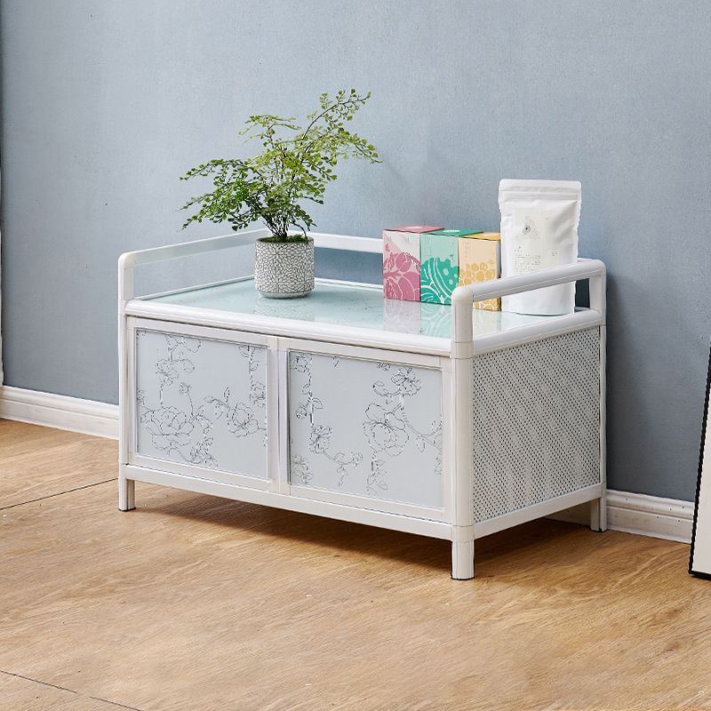 Contemporary Modern Glass Doors Sideboard Dining Room Sideboard Clearhalo 'buffet_sideboard' 'Buffets & Sideboards' 'furn' 'furn_buffet_sideboard' 'Furniture' 'furniture_buffet_sideboard' 'Kitchen & Dining Furniture' 1200x1200_56950689-a8f2-4094-a49d-d077083cc392