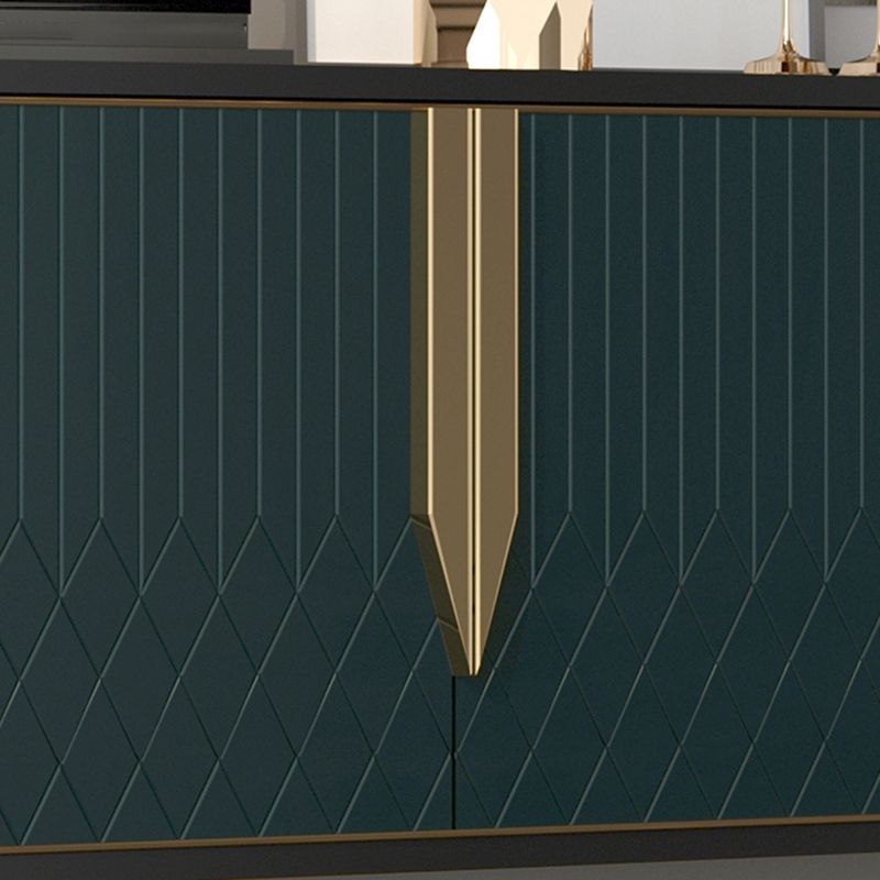 Contemporary Buffet Table Engineered Wood Sideboard Table with Doors for Kitchen Clearhalo 'buffet_sideboard' 'Buffets & Sideboards' 'furn' 'furn_buffet_sideboard' 'Furniture' 'Kitchen & Dining Furniture' 1200x1200_56976fd8-bf5d-411c-b8f8-4f37b39efbb4