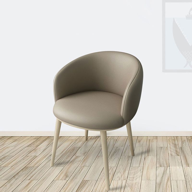 Glam Style Arm Chair Parsons 16.5" Wide Dining Chair for Dining Room Clearhalo 'Dining Chairs' 'Dining Tables & Seating' 'dining_chair' 'furn' 'furn_dining_chair' 'Furniture' 'furniture_dining_chair' 'Kitchen & Dining Furniture' 1200x1200_5697ec78-9dd6-4a82-b4de-ae63f7e2eef5