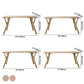 Modern Style Rectangle 4-foot Home Furniture Solid Wood Dining Room Collection Clearhalo ' dining_table' 'Dining Tables & Seating' 'Dining Tables' 'furn' 'furn_dining_table' 'Furniture' 'furniture_dining_table' 'Kitchen & Dining Furniture' 'kitchen&dining_furn' 'kitchen' 'kitchen_dining_table' 1200x1200_5699d7fd-e716-43e0-b727-5e0237cf88c7