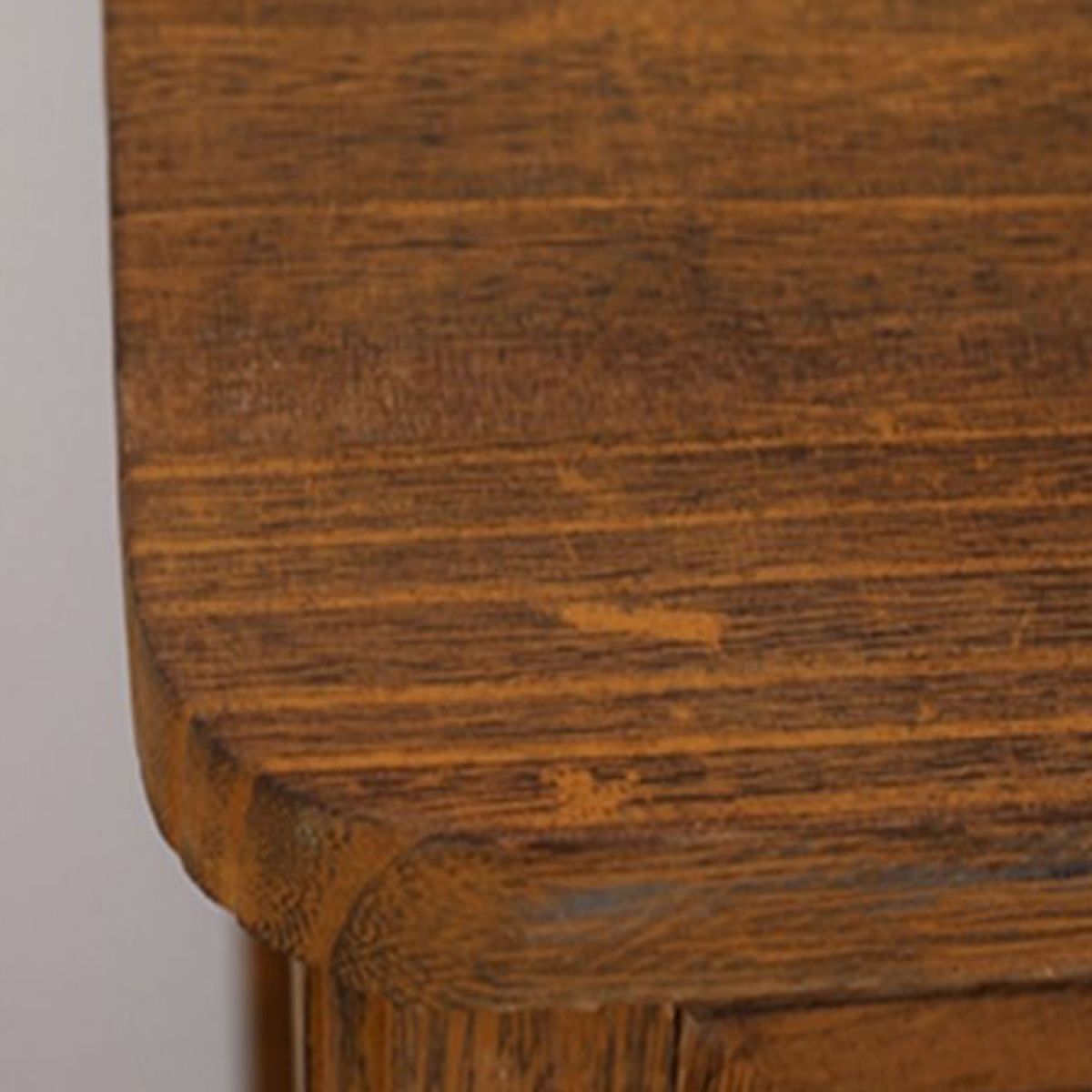 Coffre de rangement vertical en bois massif vintage de 14 po de largeur avec tiroirs