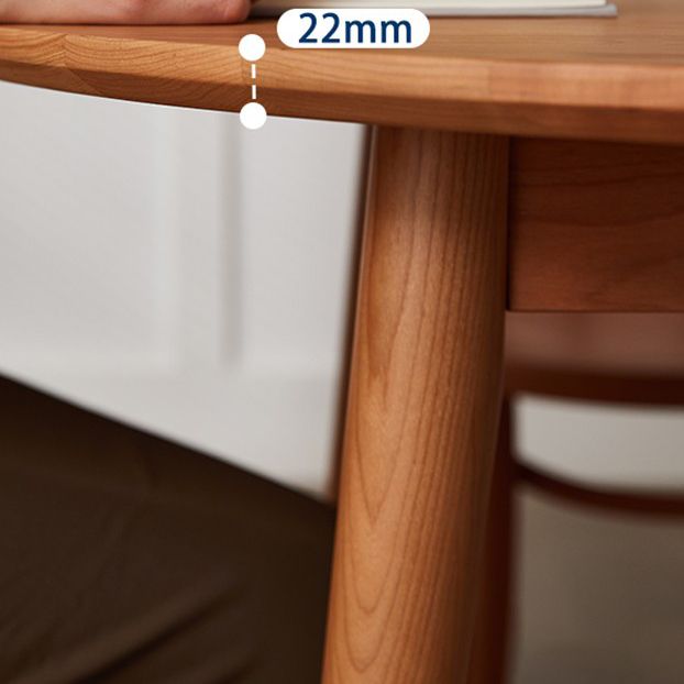Esstisch für Esszimmer, Küche, runder Esstisch aus massivem Holz