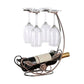 Contemporary Metal Wine Bottle Rack Countertop Bottle Holder for Living Room Clearhalo 'furn' 'furn_wine_racks' 'Furniture' 'Kitchen & Dining Furniture' 'Wine Racks' 'wine_racks' 1200x1200_569ccaab-934a-4800-a804-24d67a9aaaa2