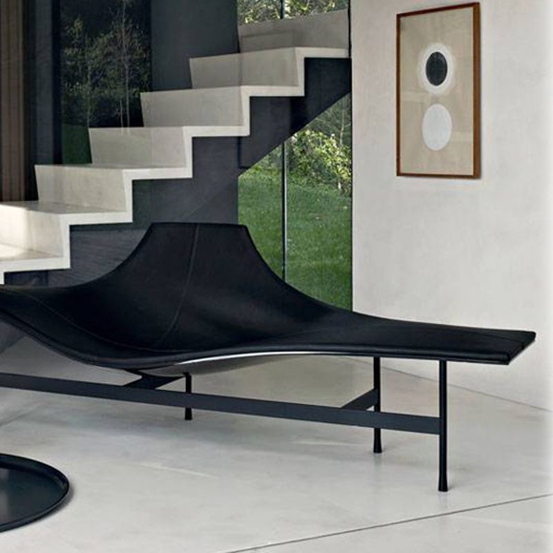 Modern Chaise Lounge Couch Solid Color Chaise Lounge for Living Room Clearhalo 'Chairs & Seating' 'Chaise Lounge' 'chaise_lounge' 'furn' 'furn_chaise_lounge' 'Furniture' 'Living Room Furniture' 1200x1200_56a1d187-4e8e-4dd1-ab74-8f8ed7291ed8
