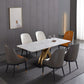 Modern 1/4/5/7 Pieces Dining Set White Rectangle Sintered Stone Dining Table Set Clearhalo 'Dining Room Sets' 'Dining Tables & Seating' 'dining_room_set' 'furn' 'furn_dining_room_set' 'Furniture' 'furniture_dining_room_set' 'Kitchen & Dining Furniture' 'kitchen&dining_furn' 'kitchen' 1200x1200_56a28cb9-9deb-480c-9ca4-60b429587fc5