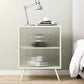 Modern Glass Door Night Table Metal Storage Nightstand for Bedroom Clearhalo 'Bedroom Furniture' 'furn' 'furn_night_stand' 'Furniture' 'night_stand' 'Nightstands' 1200x1200_56a62d6a-4347-4020-b57a-26d0a86de1a6
