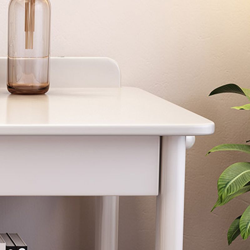 Modern Solid Wood Rectangle Office Desk 1-shelf 29.53-inch Tall Writing Desk Clearhalo 'furn' 'furn_office_desk' 'Furniture' 'Office Desks' 'Office Furniture' 'office_desk' 1200x1200_56a8c9a8-4668-40aa-996b-25fa1b5dbe7f